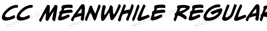 CC Meanwhile Regular字体转换